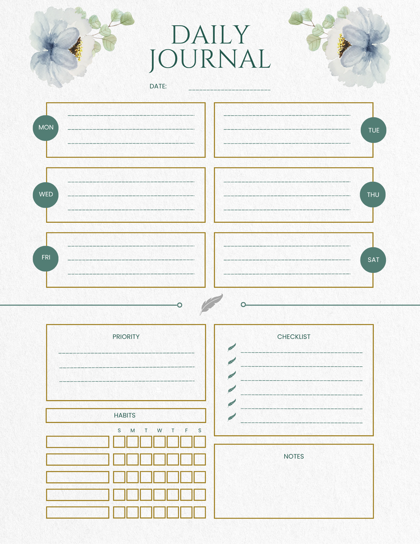 A DAILY PLANNER