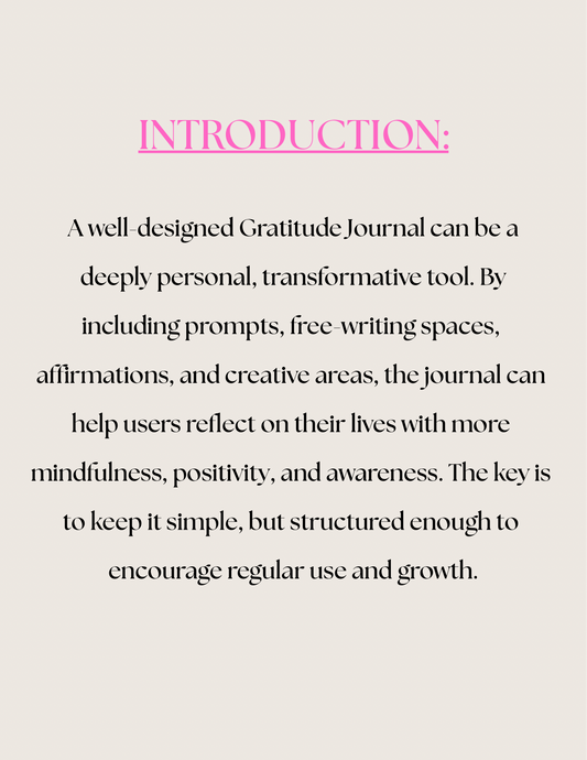 A Gratitude Journal☮️